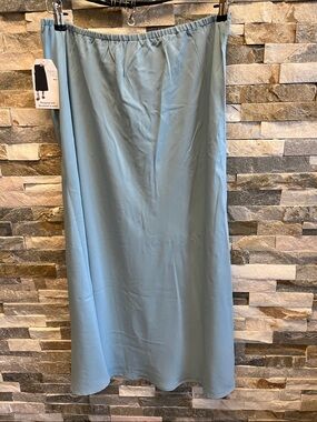 Time and Tru Light Blue Maxi Skirt
